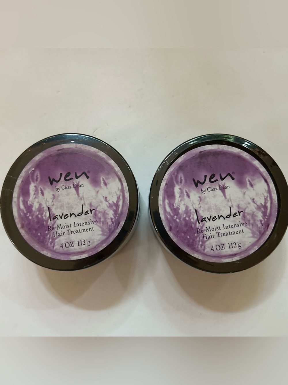 NWT WEN by Chaz Dean Lavender Re Moist Hair Treatment 4oz (pack of 2) SEALED